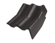 Braas Harzer Pfanne Knick-Giebelstein rechts (6609383) Star Matt Granit