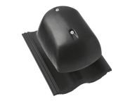 Braas Harzer Pfanne DuroVent Premium Lüfter DN 150 (6628180) Star Matt Schiefergrau