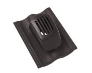 Braas Harzer Pfanne DuroVent Premium Sanilüfter offen (6628683) Star Matt Granit