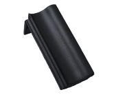 Braas Harzer Pfanne halber Pultstein (6603679) Star Matt Tiefschwarz