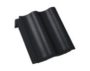 Braas Harzer Pfanne Pultstein (6603579) Star Matt Tiefschwarz