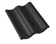 Braas Harzer Pfanne Schlussstein (6600380) Star Matt Schiefergrau