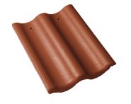 Braas Harzer Pfanne Schlussstein (6600384) Star Matt Ziegelrot