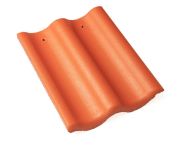 Braas Harzer Pfanne Schlussstein (6600385) Star Matt Klassisch-rot