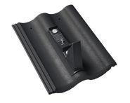 Braas Harzer Pfanne Standstein ohne Bügel (6618680) Star Matt Schiefergrau