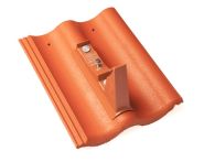 Braas Harzer Pfanne Standstein ohne Bügel (6618685) Star Matt Klassisch-rot