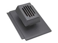 Braas Tegalit Aerlox Matt DuroVent-Premium Sanilüfter oben offen - Granit