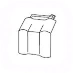 Braas Rubin 11V(P) Mansard-Doppelwulstziegel (9314919) Seidenmatt tiefschwarz