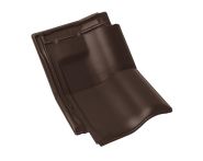 Braas Rubin 11V(H) Knickziegel (7814501) Matt dunkelbraun