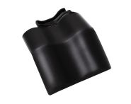 Braas Rubin 11V(H) Mansard-Doppelwulstziegel (7814919) Seidenmatt tiefschwarz