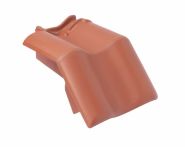 Braas Rubin 11V(H) Mansard-Ortgang links (7814200) Matt naturrot