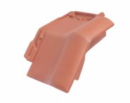 Braas Rubin 11V(H) Mansard-Ortgang rechts (7814100) Matt naturrot