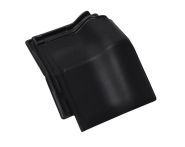 Braas Rubin 11V(H) Mansardziegel (7814019) Seidenmatt tiefschwarz