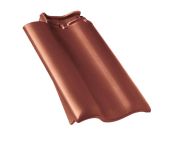 Braas Rubin 11V(H) Ortgangziegel links (7810106) Seidenmatt kastanie