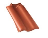 Braas Rubin 11V(H) Ortgangziegel links (7810103) Matt kupferrot