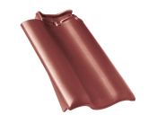 Braas Rubin 11V(H) Ortgangziegel links (7810111) Seidenmatt rotbuche