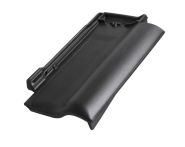 Braas Rubin 11V(H) Ortgangziegel rechts (7811457) Matt graphitgrau