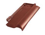 Braas Rubin 11V(H) Ortgangziegel rechts (7811406) Seidenmatt kastanie