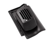 Braas Rubin 11V(H) TonSanilüfter offen (7828621) Matt Anthrazit