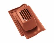 Braas Rubin 11V(H) TonSanilüfter offen (7828603) Matt kupferrot