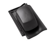 Braas Rubin 11V(H) TonSanilüfter geschlossen (7829857) Matt graphitgrau