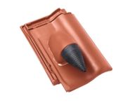 Braas Rubin 11V(H) Ton-Solarziegel (7829301) Matt dunkelbraun