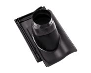 Braas Rubin 11V(H) Ton-Abgasrohrdurchgang (7828721) Matt Anthrazit