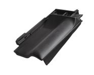 Braas Rubin 11V(H) Firstanschluss-Ortgangziegel rechts (7809157) Matt graphitgrau