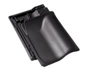 Braas Rubin 11V(H) Firstanschlussziegel (7809021) Matt anthrazit