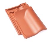 Braas Rubin 11V(H) Firstanschlussziegel (7809000) Matt naturrot