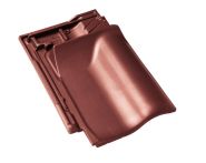 Braas Rubin 11V(H) Firstanschlussziegel (7809011) Seidenmatt rotbuche