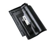 Braas Rubin 11V(H)+(P) Modulstütze komplett (7829594) schwarz