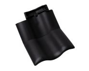 Braas Rubin 11V(P) Knick-Doppelwulstziegel (9314842) Matt vulkanschwarz