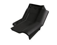 Braas Rubin 11V(P) Knick-Ortgangziegel rechts (9314357) Matt graphitgrau