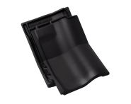 Braas Rubin 11V(P) Knickziegel (9314542) Matt vulkanschwarz