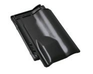 Braas Rubin 11V(P) Lüfterziegel (9309519) Seidenmatt tiefschwarz