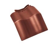 Braas Rubin 11V(P) Mansard-Doppelwulstziegel (9314906) Seidenmatt kastanie