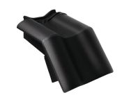 Braas Rubin 11V(P) Mansard-Ortgang links (9314219) Seidenmatt tiefschwarz