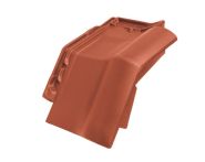 Braas Rubin 11V(P) Mansard-Ortgang rechts (9314103) Matt kupferrot