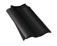 Braas Rubin 11V(P) Ortgangziegel links (9310121) Matt anthrazit