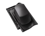 Braas Rubin 11V(P) Ton-Sanilüfter geschlossen (7829021) Matt anthrazit