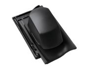 Braas Rubin 11V(P) Ton-Sanilüfter geschlossen (7829057) Matt graphitgrau