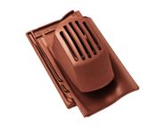 Braas Rubin 11V(P) Ton-Sanilüfter offen (9328606) Seidenmatt kastanie