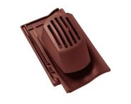 Braas Rubin 11V(P) Ton-Sanilüfter offen (9328640) Matt lavarot