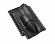 Braas Rubin 11V(P) Ton-Solar- Kabeldurchgang (9329321) Matt anthrazit