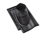 Braas Rubin 11V(P) Ton-Abgasrohrdurchgang (9328757) Matt anthrazit