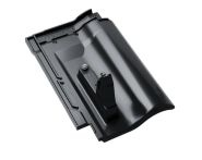 Braas Rubin 11V(H)+(P) Sicherheitspfanne (509394) schwarz