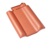 Braas Rubin 13V Doppelwulstziegel (8210400) Matt Naturrot