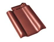 Braas Rubin 13V Doppelwulstziegel (8210411) Seidenmatt Rotbuche