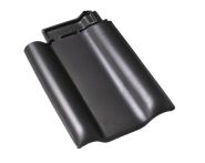 Braas Rubin 13V Doppelwulstziegel (8210449) Seidenmatt Royalgrau